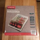 Unisonic Answer Machine Model 8989 Clear View Non-working Condition. Fixed Price $9.49.