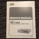 Original Service Manual For Jvc Cassette Tape Decks Select One. Fixed Price $10.98.