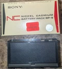 Sony BP-9 Rechargeable Nickel Cadmium Battery Pack New Old Stock. Fixed Price $6.99.
