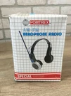 Vintage Pomtrex "special Edition" Am/fm Headphone Radio (built-in) Mn 120-12346. Fixed Price $22.99.
