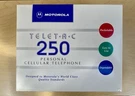 Motorola Teletac 250 Gray Vintage Cell Speakerphone W/ Charger & Case. Fixed Price $90.00.