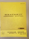 Heathkit Assembly Manual For Intercom Indoor Remote Station Model GD-131 Vintage. Fixed Price $7.99.