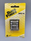 5 Pack Cooper Bussman BP/SFE-14 Automotive Fuses. Fixed Price $7.95.