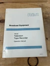 Vintage Rca Television Broadcast Station TR-60 Tape Recorder Set Of Manuals (4). Fixed Price $129.95.