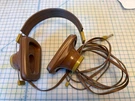 Vintage Telex Encore Brown On-ear Stereo Headphones 1/4IN Plug. Fixed Price $15.00.