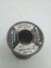 Vtg Nassau Rosin Solder Spec: AT-7076 Partial Lb Spool Weighs 12OZ. Fixed Price $16.80.