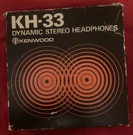 Kenwood KH-33 Headphones Ear Hi-fi W/ Box Nice! Groovy Not Tested. Fixed Price $45.00.