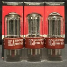 Rca 5691 6SL7 Gt Tube 10,000 Hour Red Base Matching Set Of Three (3) Triplet Nib. Fixed Price $524.85.