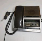 Vintage General Electric Clock Radio Telephone Brown 7-4722D Vtg Tested. Fixed Price $29.95.