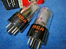 Nib Matched Pair Rca 6V6GTA Tubes Clear Tops/bottom Getters. Fixed Price $129.99.