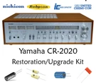 Yamaha CR-2020 Rebuild Restoration Recap Upgrade Kit Repair Filter Capacitor. Fixed Price $195.00.