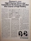 Pioneer Headphones SE-500 SE-700 Elk Grove Village Print 1975. Fixed Price $14.77.