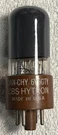 Hytron Jan Chy 6V6GTY Brown Base Vacuum Tube - Amplitrex Tested Strong 82%. Fixed Price $35.00.