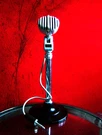 Vintage Rare 1950'S Archer S-3X Crystal Microphone Period Aiwa Stand Prop. Fixed Price $219.00.