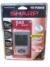 Sharp YO-P20HII Personal Organizer 1MB Memory Outlook Sync Cd-rom New Sealed. Fixed Price $17.99.