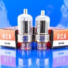 Two Rca 6146 Tubes Gm % : 107 109 Em 106 108 Amplitrex. Fixed Price $39.95.