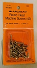 Round Head Machine Screws Archer Cat 64-3011 Nos Open 1/4 1/2 3/4 Radio Shack. Fixed Price $12.99.