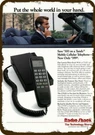 1989 Radio Shack Mobile Cellular Telephone **decorative Replica Metal Sign**. Fixed Price $27.99.