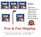 26 Supermax KWIK3 Refills Blades 1 Razor Fits Gillette SENSOR3 Excel Cartridges. Fixed Price $29.99.