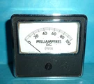 Phastron Dc Milliamperes Panel Meter Sealed 0-100MA 3/8IN X 3/4IN. Fixed Price $11.98.