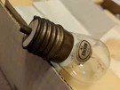 *rare Antique 1890S Edison Pin & Socket Filament Light 4C Bulb 108. Fixed Price $2795.00.