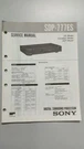 Sony Digital Surround Processor SDP-777ES Service Manual. Fixed Price $16.28.