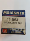 Meissner 14-1074 Miniature Adjustable Oscillator Coil 1R5 1A7 1LA6 Tube Radio. Fixed Price $44.96.