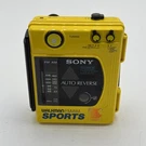 Sony Walkman Sports WM-F73 Fm/am Auto Reverse Cassette Player Yellow Not Working. Fixed Price $34.95.