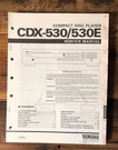 Yamaha CDX-530E Player Service Manual *original*. Fixed Price $19.97.