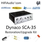 Dynaco SCA-35 Restoration Rebuild Kit Repair Upgrade Capacitor. Fixed Price $145.00.