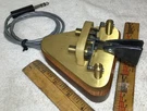 Vintage Vibroplex Brass Racer Triangle Lambic Paddles Telegraph Key Morse Code. Fixed Price $99.00.