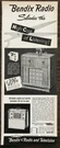 1948 Bendix Radio Print Wiltondale Phonograph And Model 687 Portable. Fixed Price $17.85.