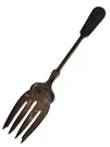 Bailey Banks Biddle Silver Plate Meat Fork Vintage 9". Fixed Price $19.90.