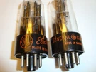One Pair Of 6SN7GTB Tubes, By Radiotron-ge, Nos & Even Ratings. Fixed Price $55.00.