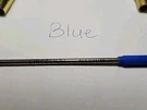 2 Cross Company Vtg Ball Pen Refills Fine Point Black & Med Blue Ink Gold Tubes. Fixed Price $9.50.