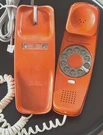 Vtg Western Electric Bell Trimline Rotary Telephone Orange Desk AD3 Dial. Fixed Price $47.95.