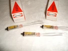 (3) Nos Raytheon CK5672 Premo Vintage Peanut Vacuum Tubes. Fixed Price $19.95.