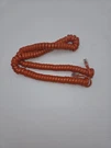 Vtg Nos Western Electric Modular Handset Spring Phone Cord Orange Long H4DU 124. Fixed Price $22.50.