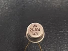 Motorola 2N404 Germanium Pnp Transistor. Very Solid Fuzz Pedal Part. (nos). Fixed Price $9.99.