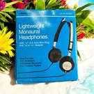 Archer- Radio Shack- Lightweight Monaural Headphones With Mini Plug & Adapter. Fixed Price $28.00.