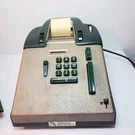 Vtg 50'S Victor Electric 10 Button Adding Machine Model 70-85-54 Tested. Fixed Price $49.99.