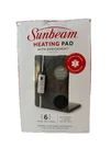 Sunbeam Heating Pad King Size Xpressheat 12X24 6 Settings Auto-off Open Box. Fixed Price $37.95.