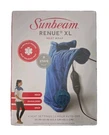 Sunbeam Renue Xl Wrap Blue New Box 25" Plush Heating Pad. Fixed Price $46.99.