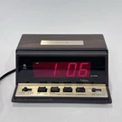 Vintage Sears Roebuck Tradition Alarm Clock Faux Woodgrain Model 47176 Hong Kong. Fixed Price $34.99.