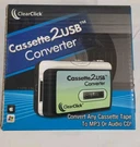 Clearclick Cassette 2USB Converter To MP3 Or Audio Cd New. Fixed Price $29.99.