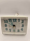 Retro Westclox Electric Alarm Clock - Vintage Style With Aqua Numbers. Fixed Price $18.00.