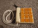 Rare Vintage 1980S Radio Shack Big Orange Button Desk Telephone. Fixed Price $89.00.