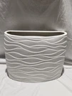 Justice Design Group Mid Century Modern Ribbed Torchiere Sconce Wall Lamp Light. Fixed Price $79.00.