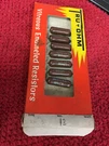 VAL-5 12 Watt Tru-ohm Vitreous Enameled Resistors 7 Pcs. Fixed Price $5.25.