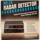 Vintage Maxon RD-2A Radar Detector Black Anti-falsing Circuit W/ Clip New. Fixed Price $39.95.